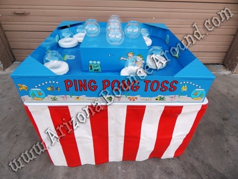 Ping Pong Toss carnival game rentals Denver